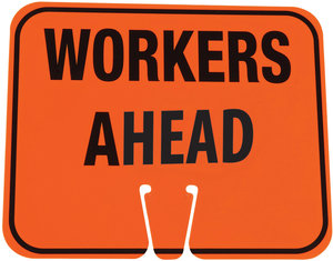 Traffic Cone Signs