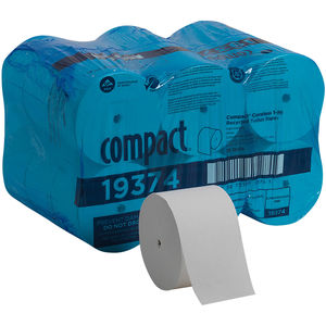 1-Ply White Compact® Coreless Bathroom Tissue 3000Ct Roll | Fastenal