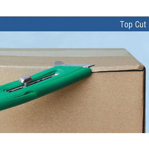 Pacific Handy Cutter S4R Right Handed Safety Box Cutter, Green