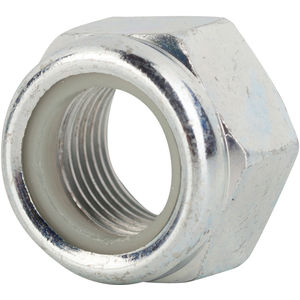 Zinc Plated Steel Nylon Insert Lock Nuts Nylock Inch Sizes #2-56 to 1-1/2"-12 