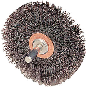 Conflex Brush 1/2 Stem-Mounted Wide Face Crimped Steel Wire Wheel 