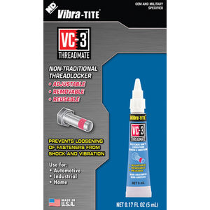 1ml Sachet X2 Twin Pack Of Vibra-tite VC-3 Adjustable & Reusable Thread Lock 