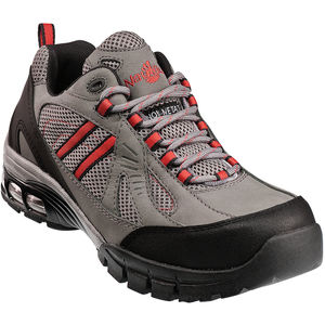 Men's Size 8 Wide Nautilus Composite Safety Toe EH Gray/Red Athletic ...