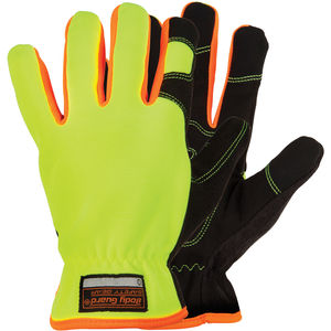 XL Series 306 Black/Hi-Vis Lime Spandex/Synthetic Leather