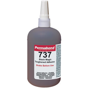 1 lb Bottle Permabond® 737 Black Cyanoacrylate Toughened Instant ...