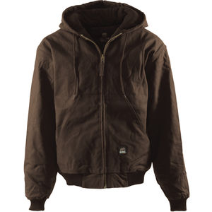 XL Dark Brown Heavy Duty 10oz Cotton Duck 5-Pocket Hooded Jacket | Fastenal