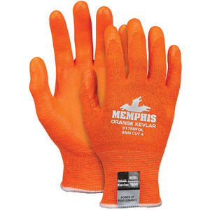 S Series 9178NFO Hi-Vis Orange Smooth Foam Nitrile Coated Kevlar