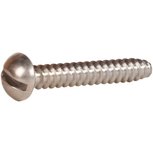 Small Parts Steel Thread Cutting Screw, Zinc Plated Finish, Pan Head