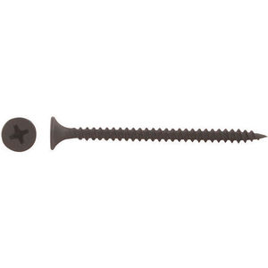6-18X2 Phillips Bugle Head Fine Thread Drywall Screw Black