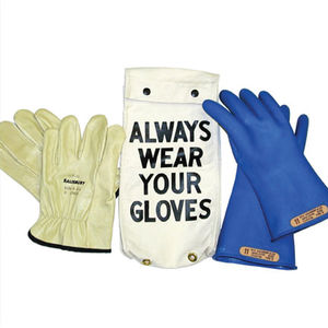 Class 0 Rubber Insulating Glove with Straight Cuff - 11 Yellow / 11