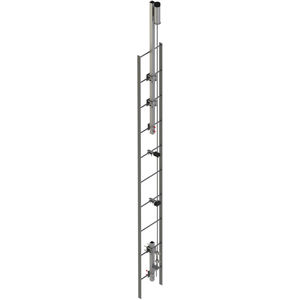 20' Galvanized Lad-Saf™ Fixed Ladder Kit | Fastenal