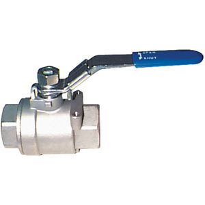 6A-4 1000-WOG NEW FLOW-TEK 1" BALL VALVE WITH LOCKING LEVER.