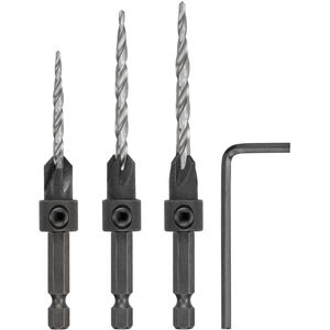 3 Piece HSS Countersink Set | Fastenal