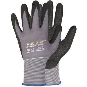 Lover og forskrifter udtryk Fem Large MaxiFlex® Gloves, Black Micro-Foam Coated Palm & Finger Tips, Nitrile  Dotted Palm (Pair) | Fastenal