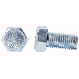 5/16 in.-18 X 1 in. 100-Pack Prime-Line 9058937 Hex Bolts A307 Grade A Zinc Plated Steel