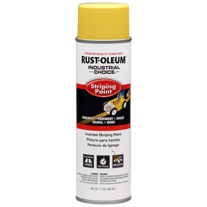 Quik-Mark Water-Based Inverted Marking Paint, Utility Yellow