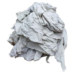 Mixed White Recycled Rags - 50 lbs Box