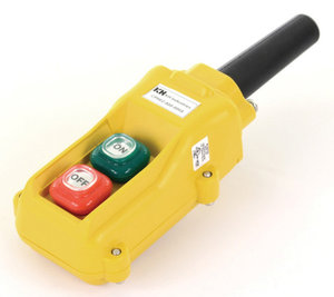 2 Push Buttons Single Speed Pendant Station Momentary On / Off Control ...