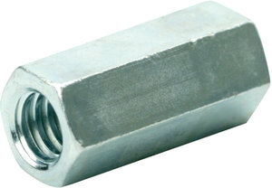1//2-13 to 3//8-16 x 1 1//4 Long Coupling Reducer Nut 4 Reducer Hex Coupling Nuts with Zinc Plate Nut Reducer