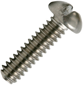 Nylon 6//6 Machine Screw Oval Head Slotted Drive